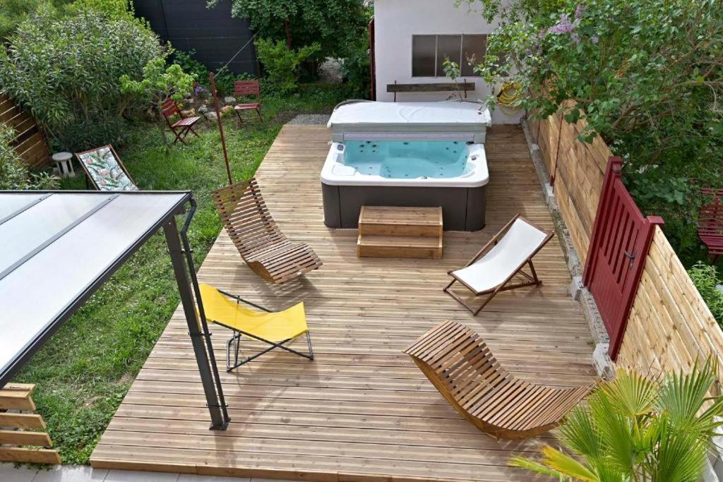 Chez Odette - Spa, Plancha, Parking Albi Eksteriør bilde